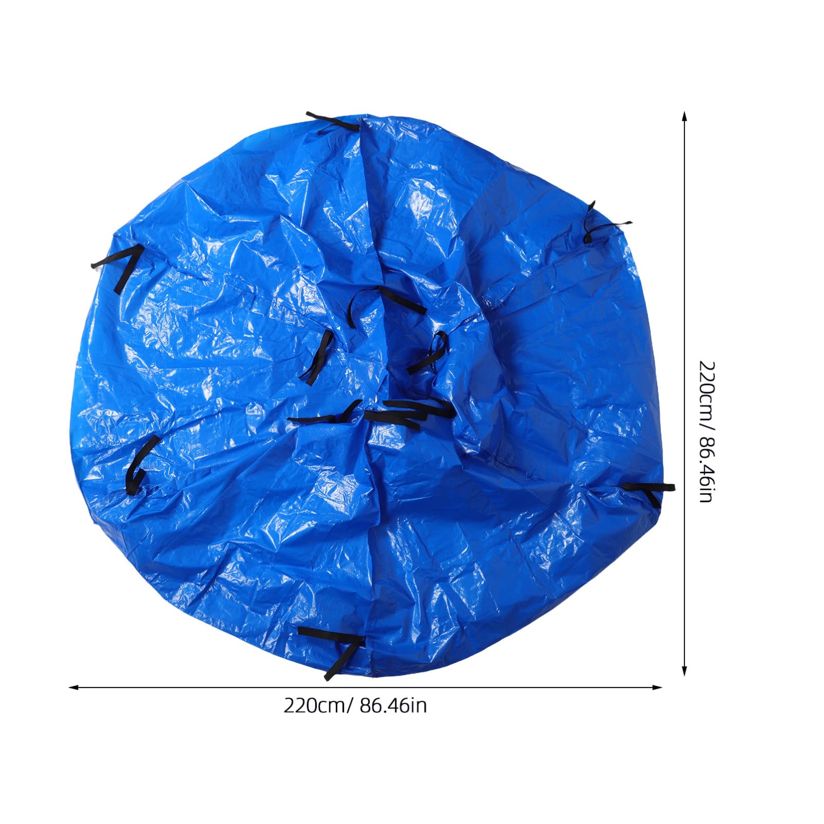 POPETPOP Trampoline Canopy Top Cover Sunshade Rain for Round Trampolines Easy to Install Versatile Outdoor Use Broad Compatibility for Various Models