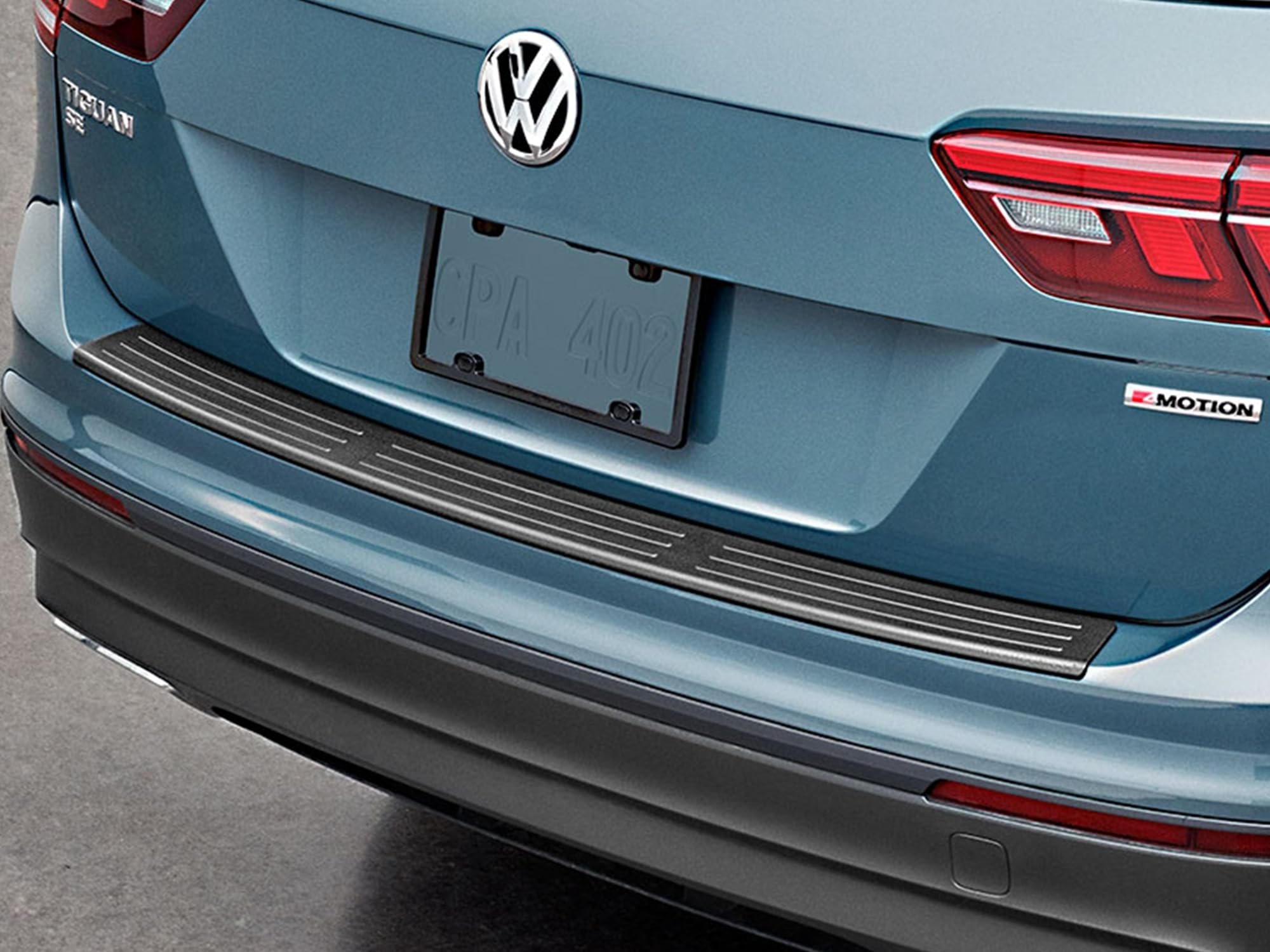 WeathertechCustom BumperTopper for VW Tiguan, Rear Bumper Protector (BP0003), Black