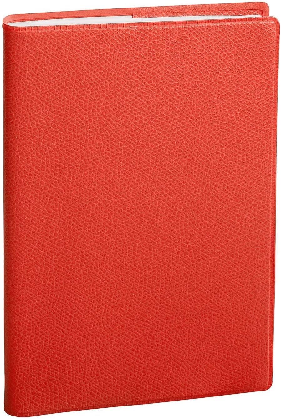 QUO VADIS – 1 Agenda semanal Euréquart en espiral en francés – Manta Impala – diciembre de 2025 a diciembre de 2026 – Dimensiones: 24 x 30 cm – Manta roja coral