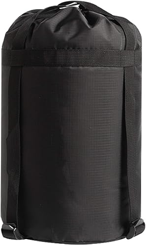 Miniatura 17 de TRIWONDER Saco de compresión de nailon para artículos de compresión, saco de dormir, bolsa de dormir con solapa para el polvo para mochileros, 02