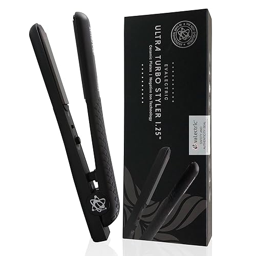 Evalectric Ultra Turbo Styler - 1.25" Ceramic Flat Iron with