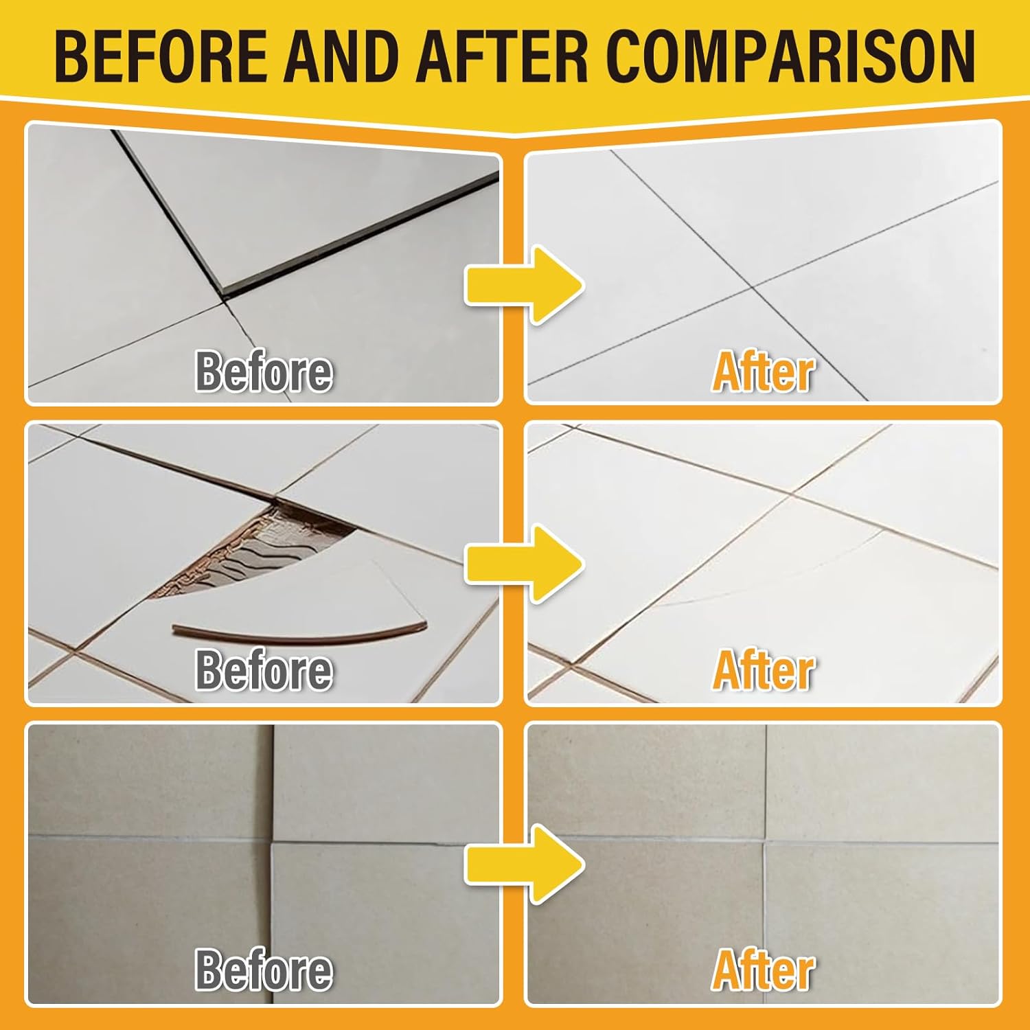 Specialty Spray Glue Tile Repair Spray Adhesive for Tiles, Ceramic, Porcelain, Ceramic Marble, Stone, Wood Floor, Metal, Fabric, Plastic, Glass, Tile Crack Gap Adhesion, Heavy Duty Fast Drying, 4Pack