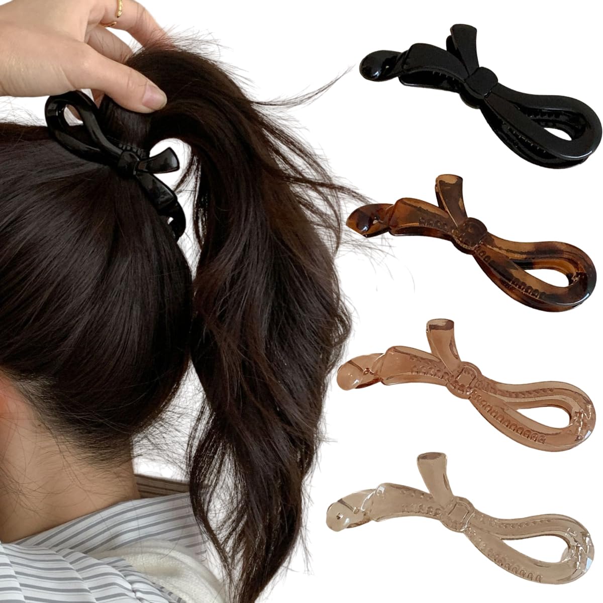 Amazon.com : Banana Hair Clips for Thick Hair Strong Hold Ponytail