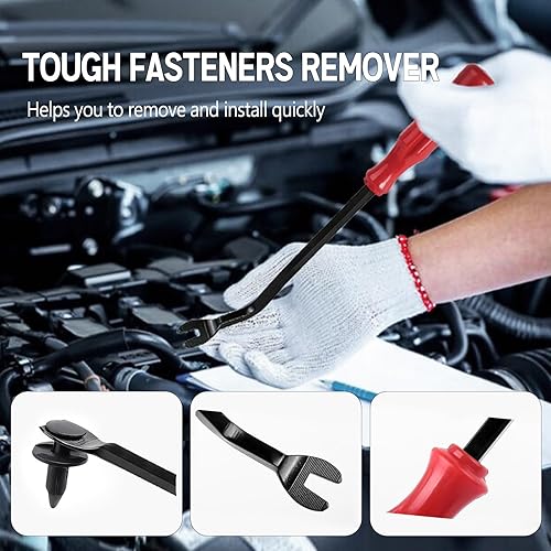 Miniatura 4 de 3 en 1 GM A20991 Fender Liner Clips compatibles con 11589292 Remache de sujeción de parachoques 21030249 Panel de moldura de puerta 1605396/1595864