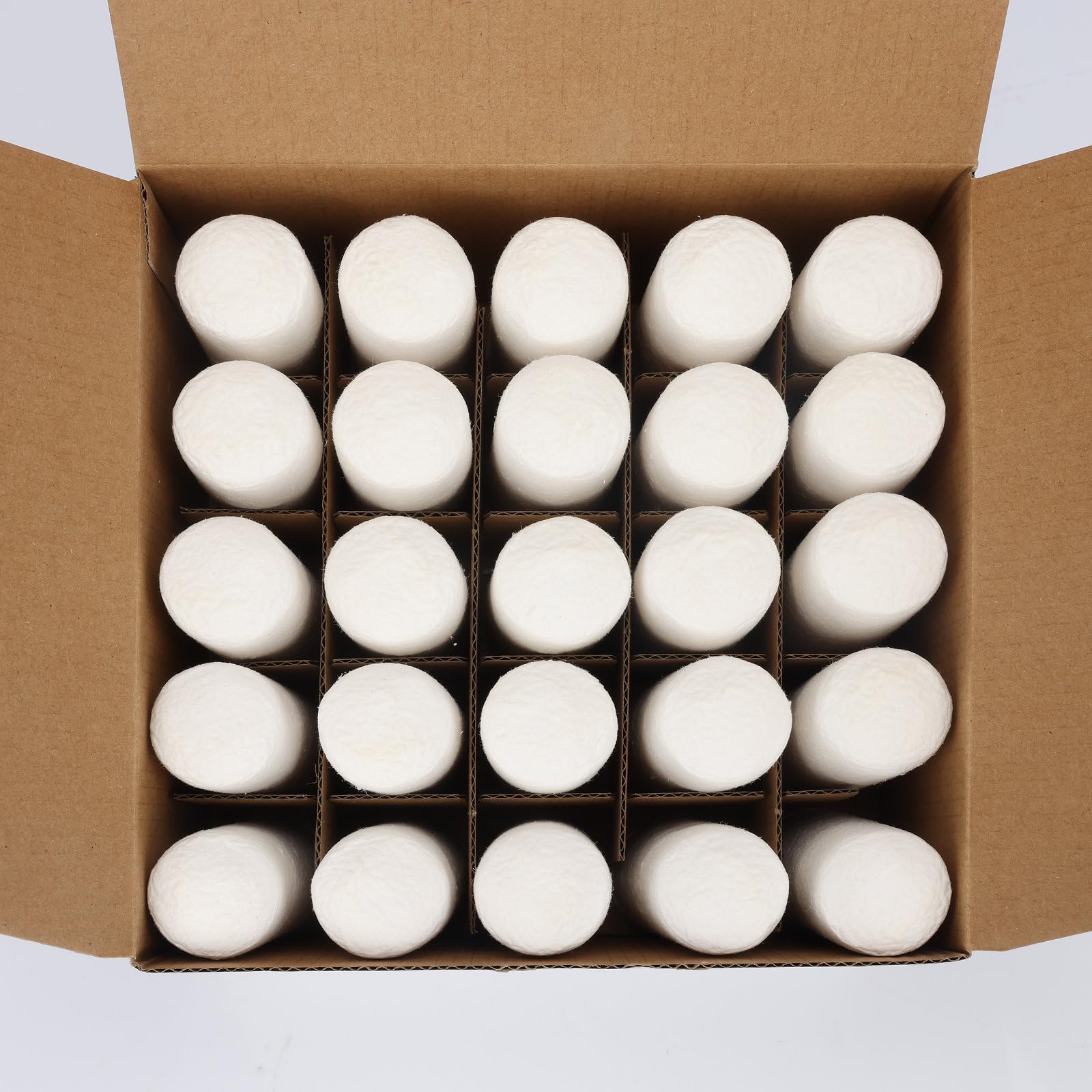 Labasics Cellulose-Extraktionshülsen, 34 mm Durchmesser, 100 mm Länge, Soxhlet-Extraktionshülsen, 25er Pack