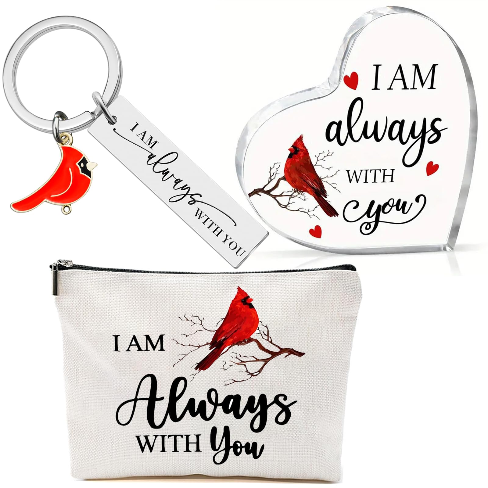 CORNER RUNNER Cardinal Bird Gifts - Red Cardinal Gift, Remembrance Bereavement Present Funeral Grief Gifts for Women Friends
