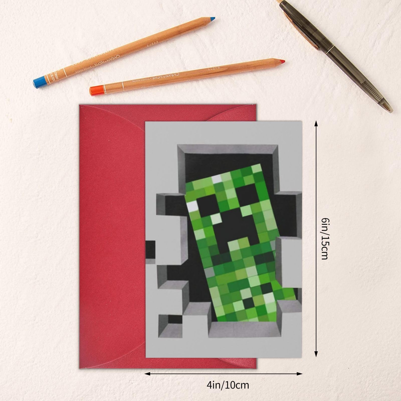 Amazon | マイクラ ッセージカード レターカード 祝福ポストカード学生