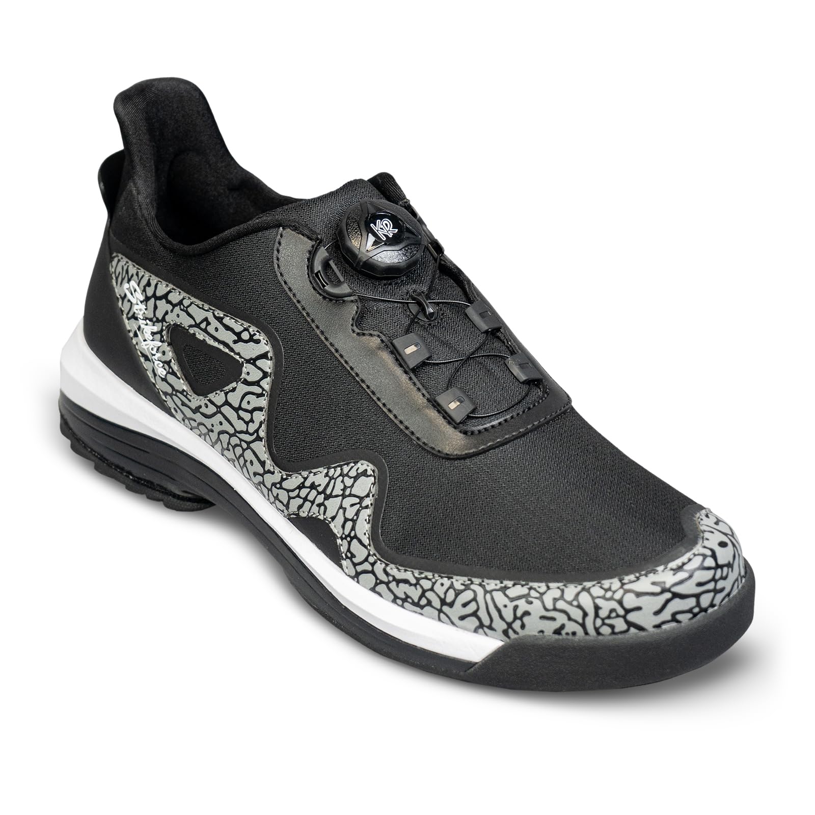 KR Strikeforce The TPC Gladiator Black/Stone High Performance Right Hand Men's Bowling Shoe