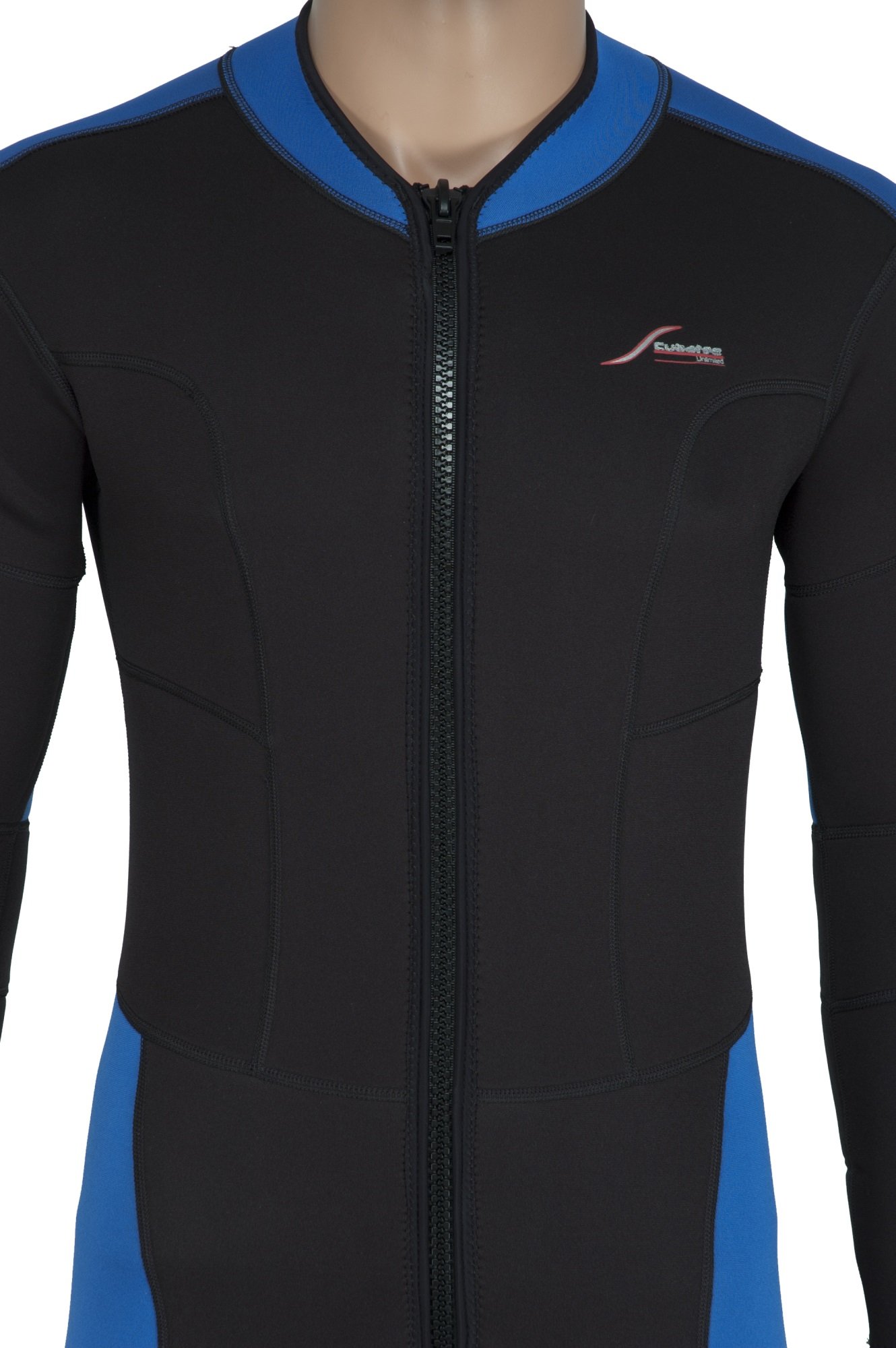 SCUBATEC 3 mm Neoprenanzug mit Front-Zip, Langer Wetsuit Herren Damen, leicht anzuziehender Nassanzug für Tauchen, Schnorcheln, Schwimmen & Wassersport