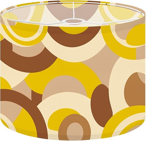 Miniatura 19 de Lamp Shades Set of 2 mid century retro 70s vintage Drum lampshades for Floor Lamps Table Lamps Pendant Light 11"x8.9" Replacement Large Lampshade