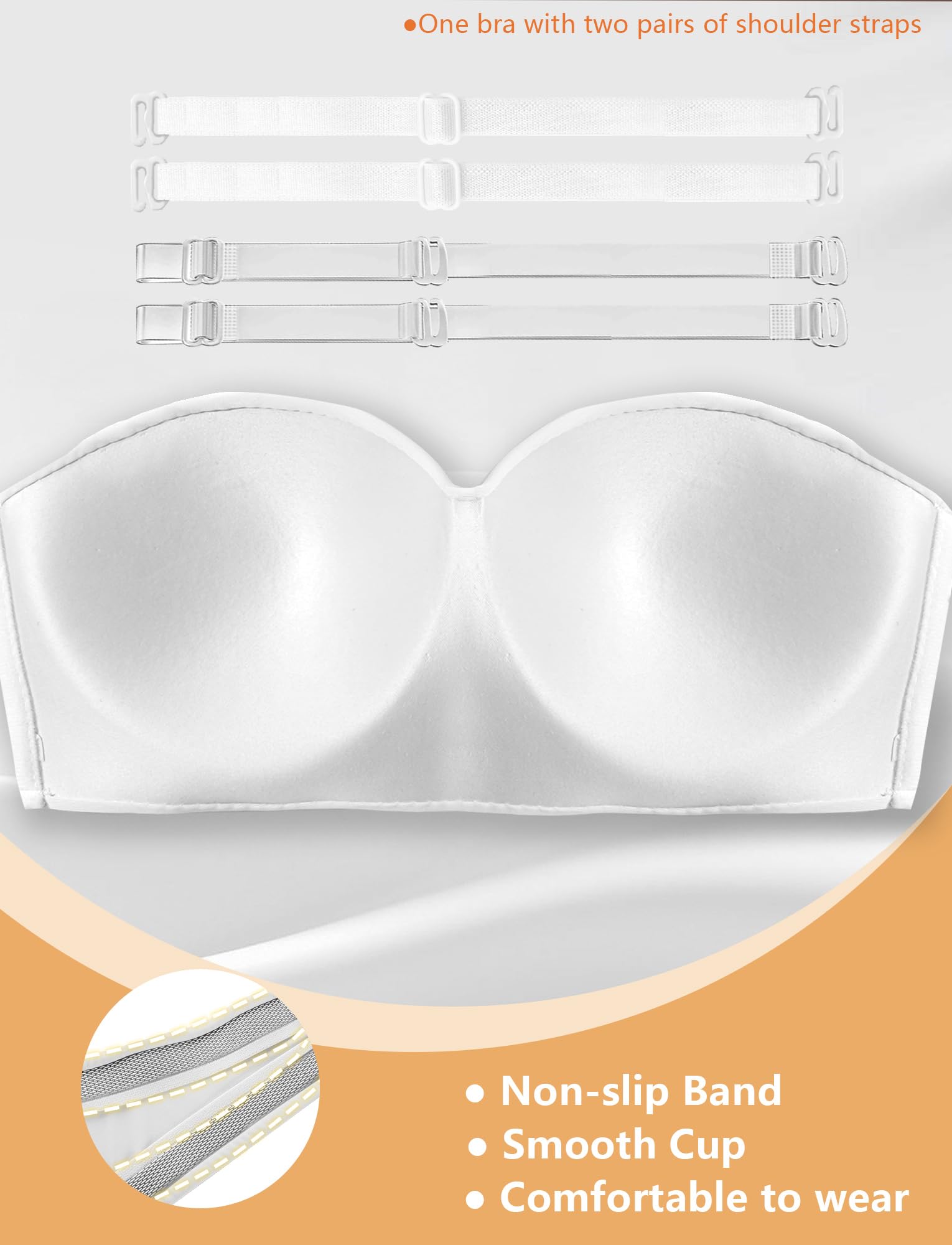 AIEOE 3er BH Teenager Mädchen Sport Bra Softbra Trägerloser Bralette Ohne Bügel Nahtlose Gepolsterte Unterwäsche für 12-18 Jahre Kinder mit verstellbarem und abnehmbarem Schultergurt - 32-38