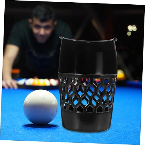 Miniatura 2 de Cesta de billar de plástico para mesa de billar, soporte de red de bola de gota, contenedor de almacenamiento de billar resistente para atrapar