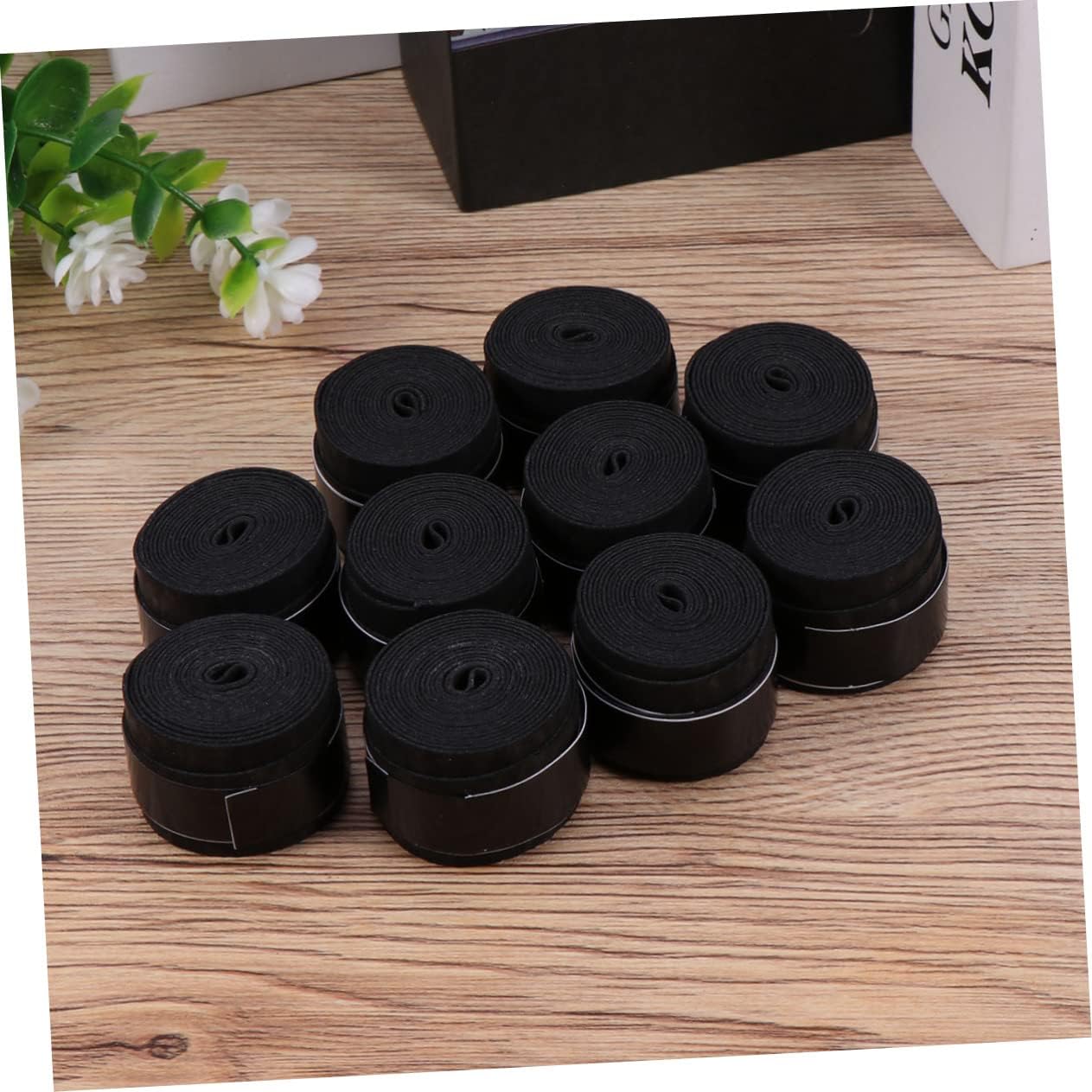 BESPORTBLE 3sets Gripper Band Tape Badminton Racket Grip Tape for Tennis Squash 10pcs*3