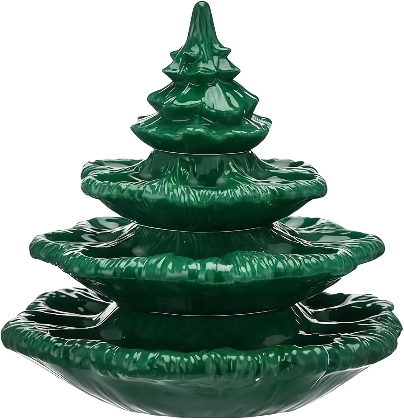 Christmas Tree Shaped Deviled Egg Tray, 24-Hole Holiday Platter, 30x26cm, Stuffed Egg Tray, Deviled Ovum Platters, Festive Serving Feature, For Easter Thanksgiving Wedding Party Barbecue Outdoor Gathe