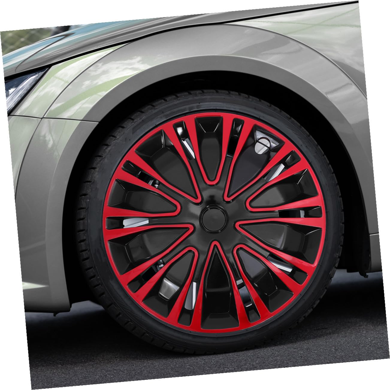Copricerchi da 15 Pollici in Pp per Ruota Auto, Copertura Decorativa