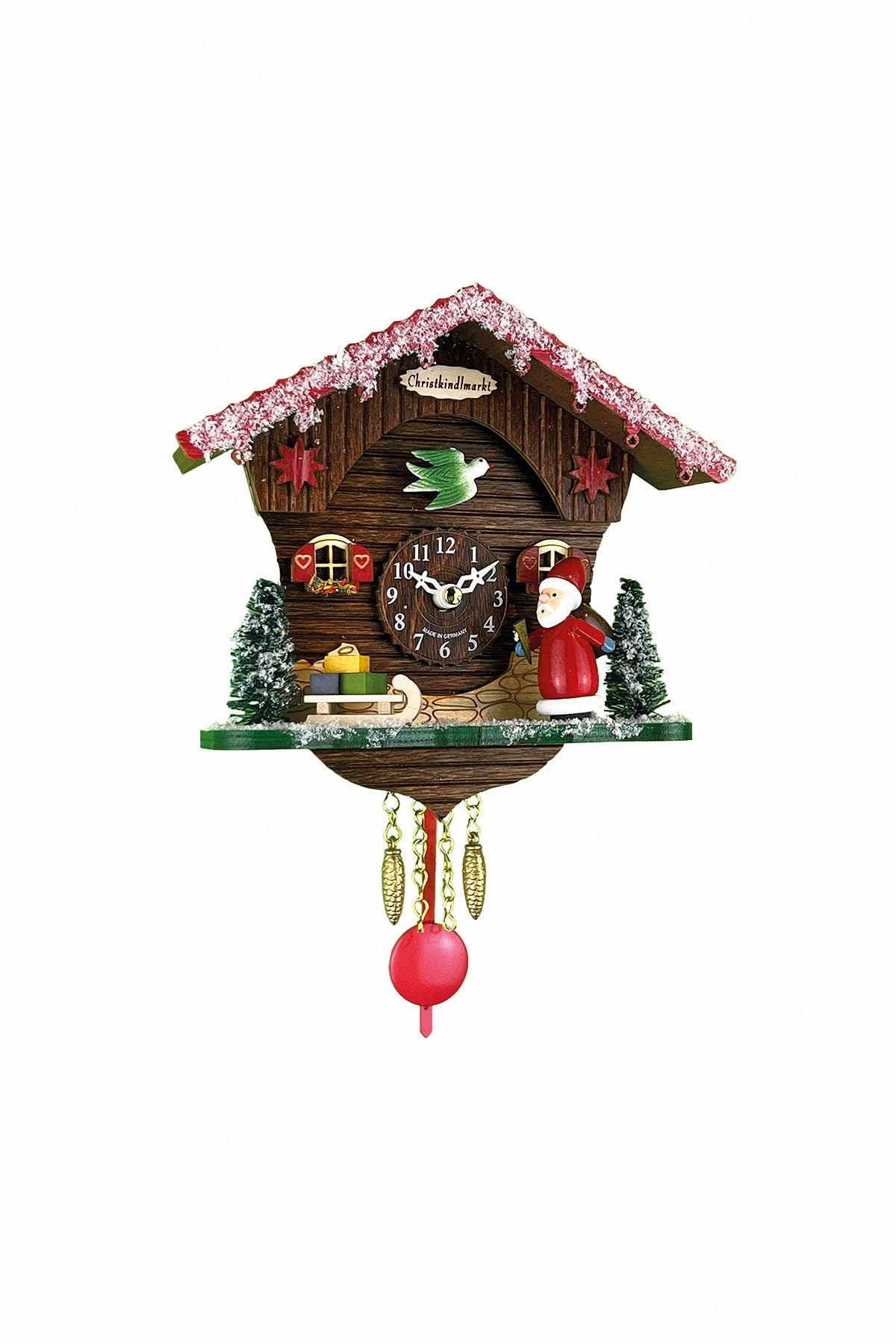 Horloge de la Forêt-Noire de Noël Trenkle Kuckulino pour réchauffer les cœurs en hiver