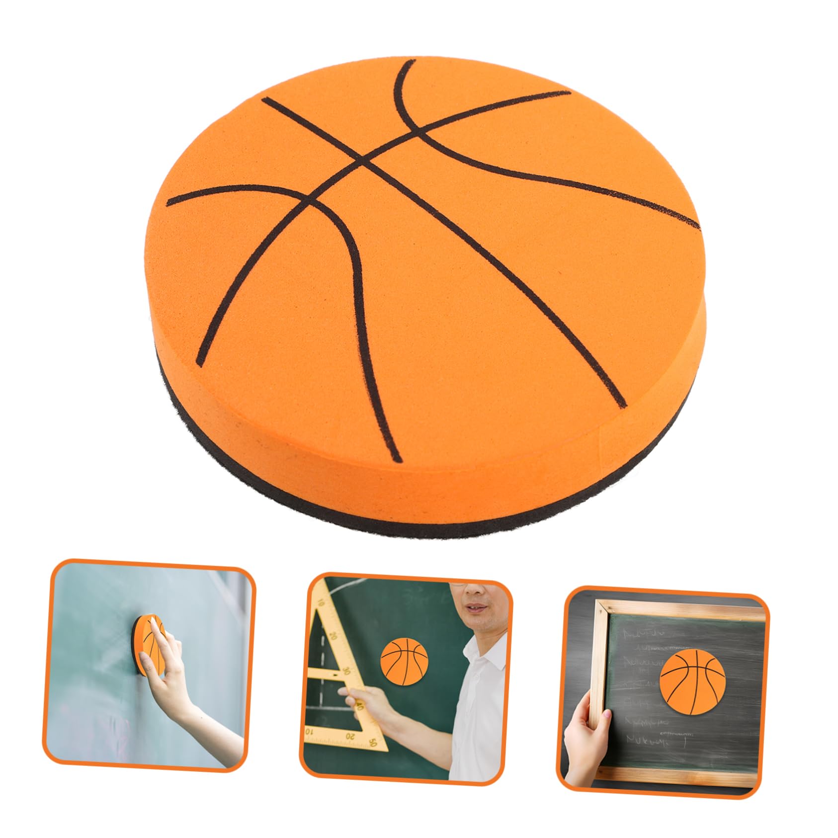 SHINEOFI 18pièces Effaceurs De Tableau Blanc Magnétiques Forme De Ballon De Sport Gommes à Effacer Pratiques Pour Bureau Et École