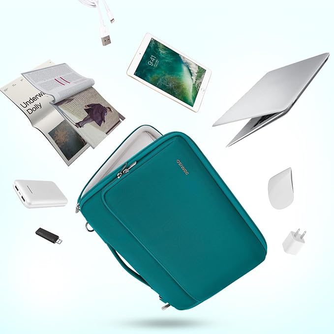Funda para laptop DOMISO 16" Turquesa resistente al agua miniatura 7