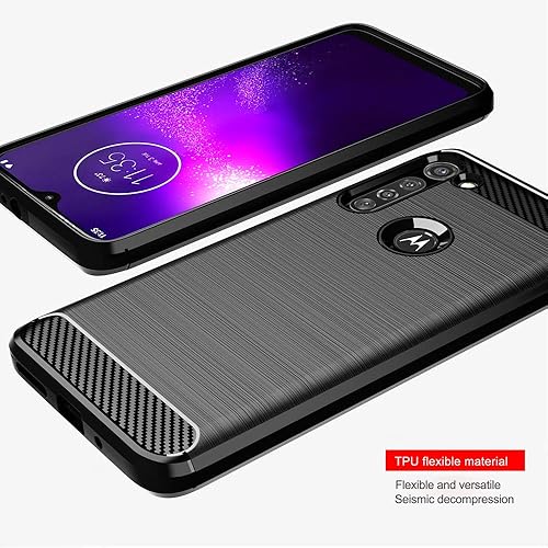 Miniatura 6 de Funda de teléfono para Moto G8 Power con protector de pantalla de vidrio templado y accesorios para celda, funda delgada y suave de silicona TPU