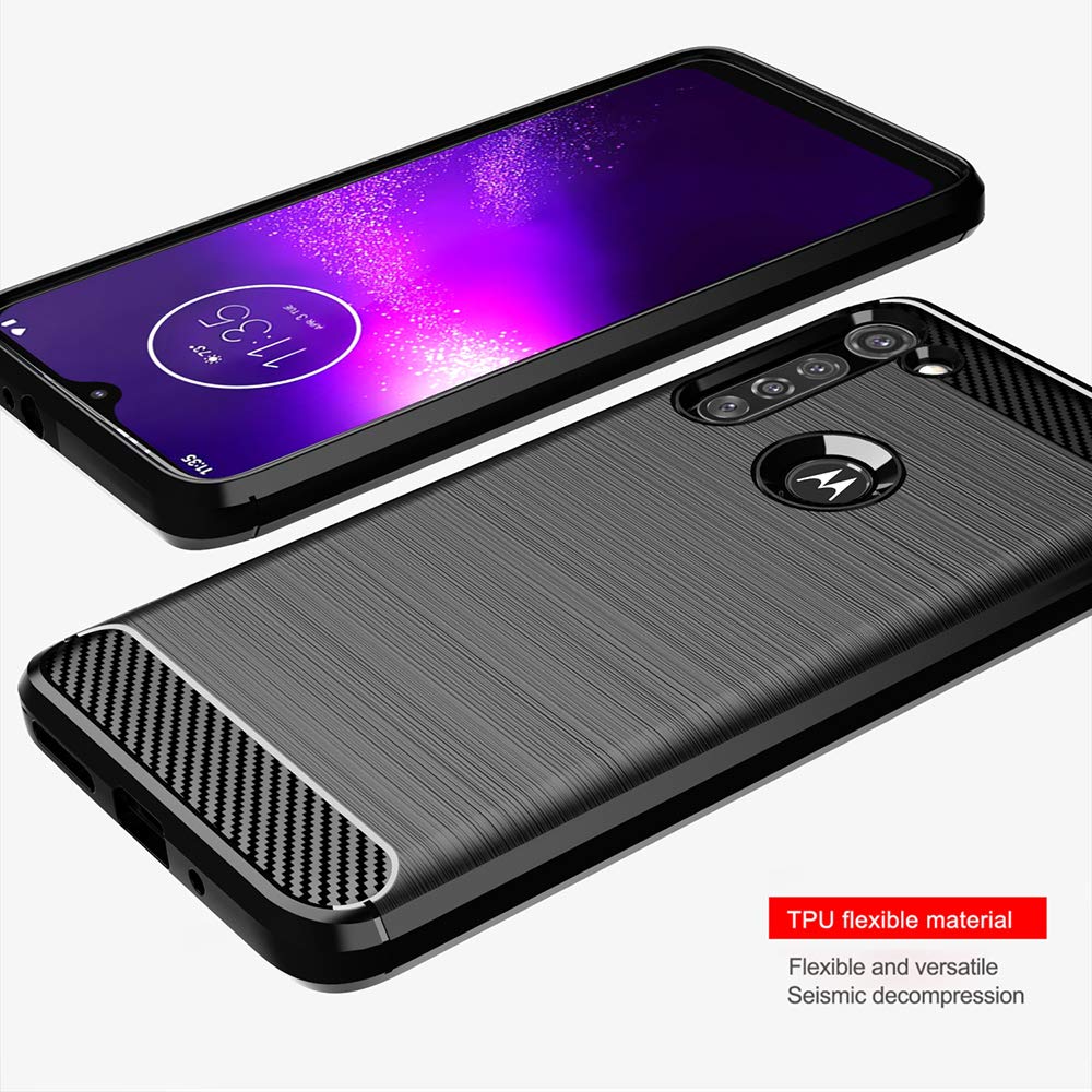 Asuwish Handyhülle Mit Displayschutzfolie Für Moto G8 Power – Mit Drehbarem Ringhalter & Magnetischer Halterung