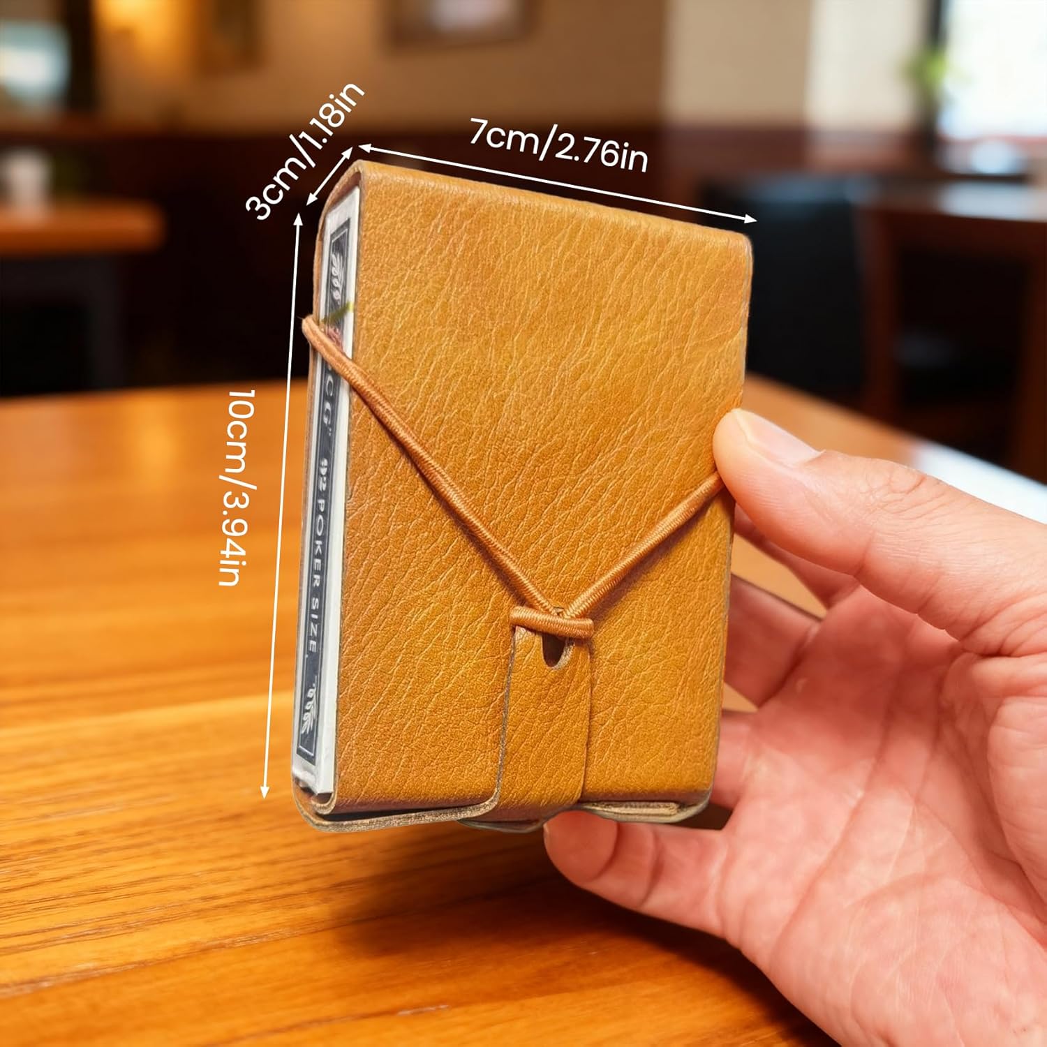2PCS Travel Cribbage Board Game Set,Leather Foldable Cribbage Game with 6 Pags and 1 Playing Cards, Travel Portable Cribbage with Cards Storage Area, Board Games for Adults for Game Night