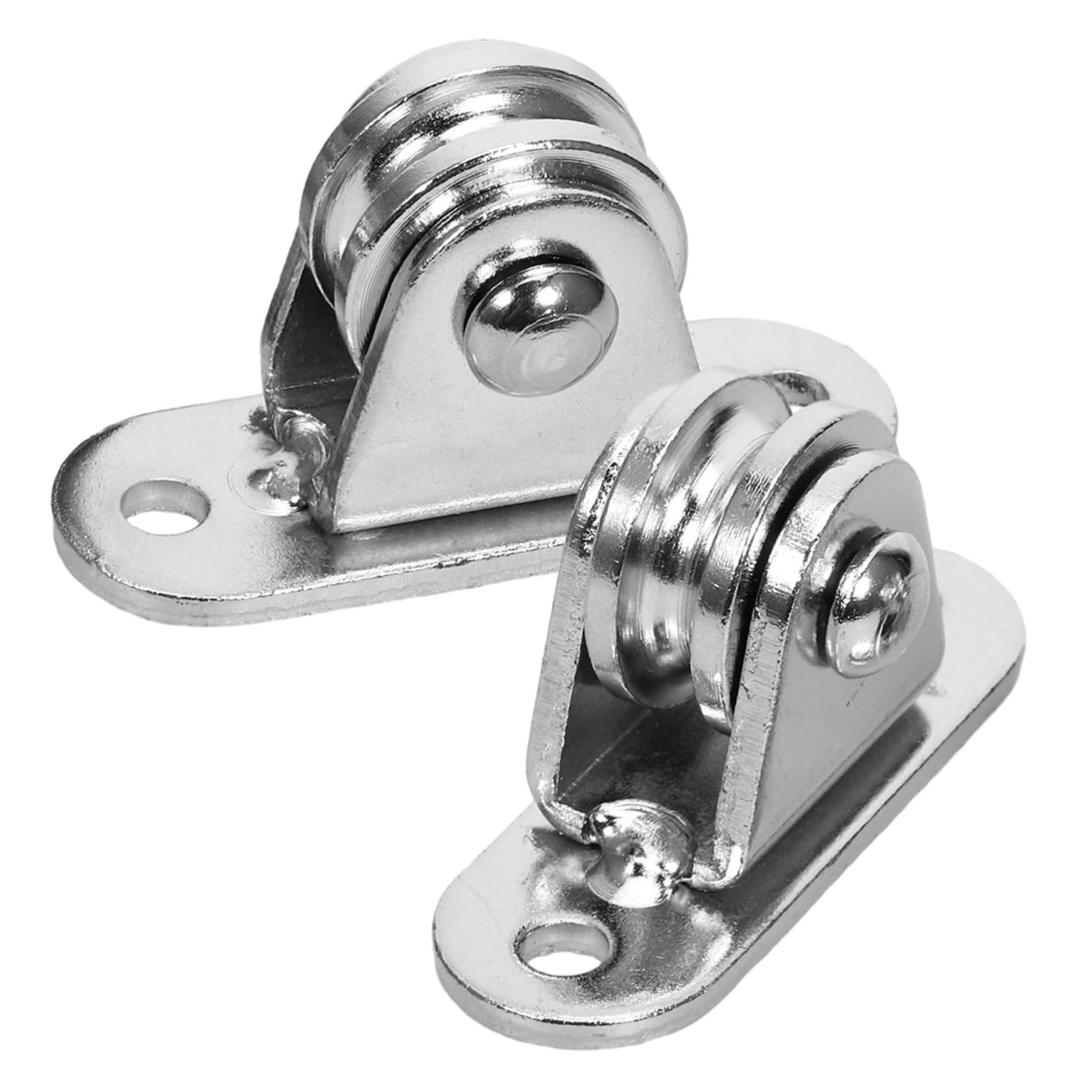 Gatuida 8sätze Klein Und Robust Edelstahl Umlenkrollen Für Müheloses Bewegen Von Lasten Leise Abnehmbar Für Garage Industrie Und Projekte