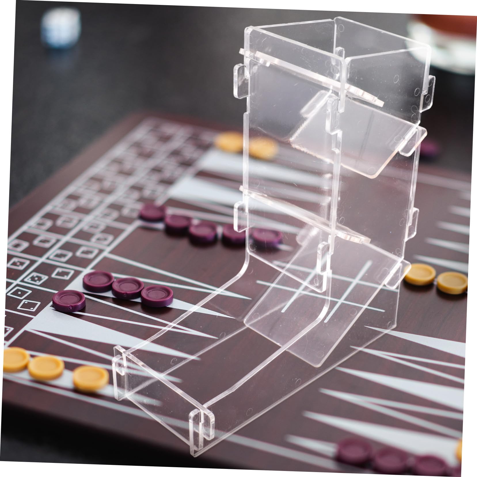 Tour à Dés Décorative en Acrylique pour Jeux de Société