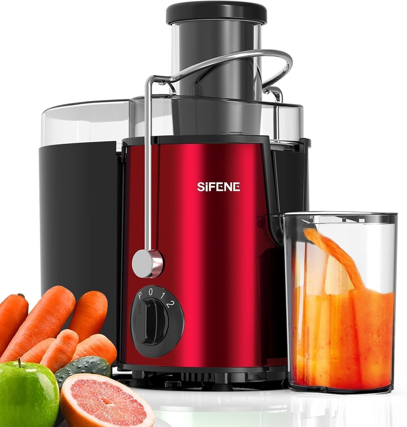 Juicer Machines, SiFENE 500W Big Mouth Centrifugal Juicer
