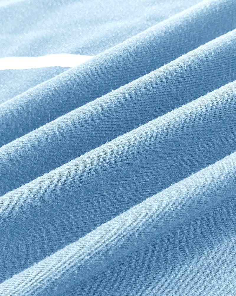 CHICME Pajamas Set for Women 2 Piece Pjs Lounge Set Soft Short Sleeve Tops and Sleep Shorts with Pocket - Image 7