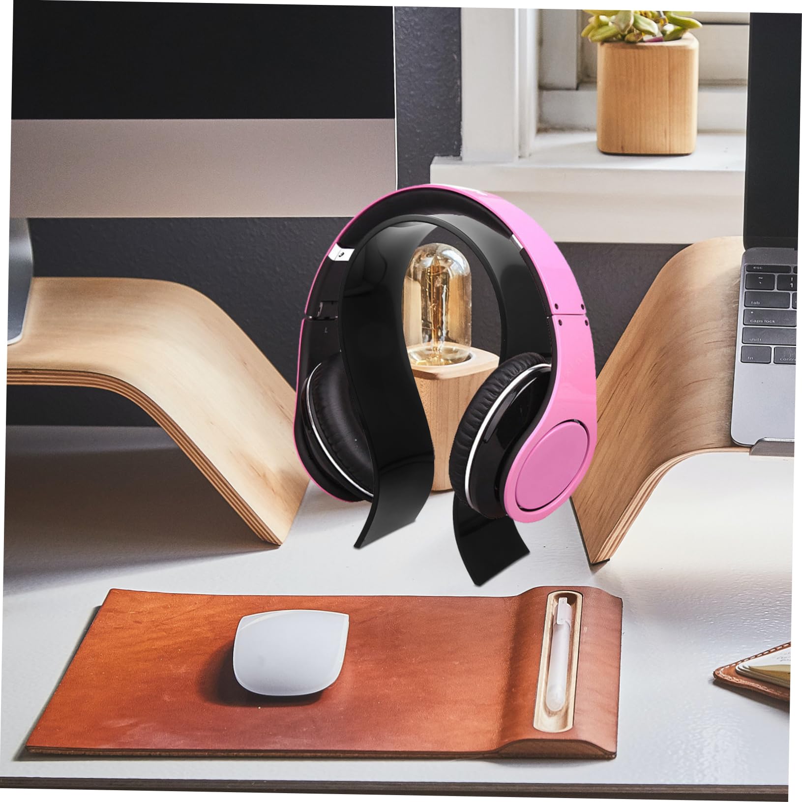 Uonlytech 5 Piezas Soporte Auriculares Organizador de Auriculares Gaming Estante Almacenamiento y Exhibición de Headset