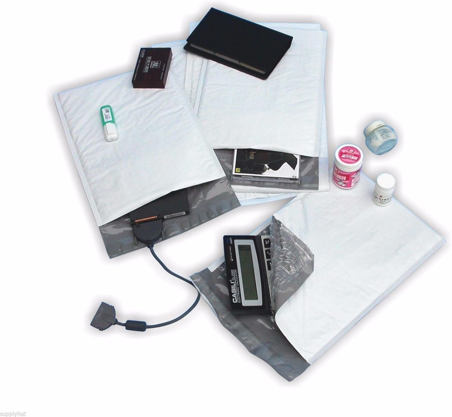 2000#000 4x8 Poly Bubble Padded Envelopes Mailers Shipping Case 4"x8"