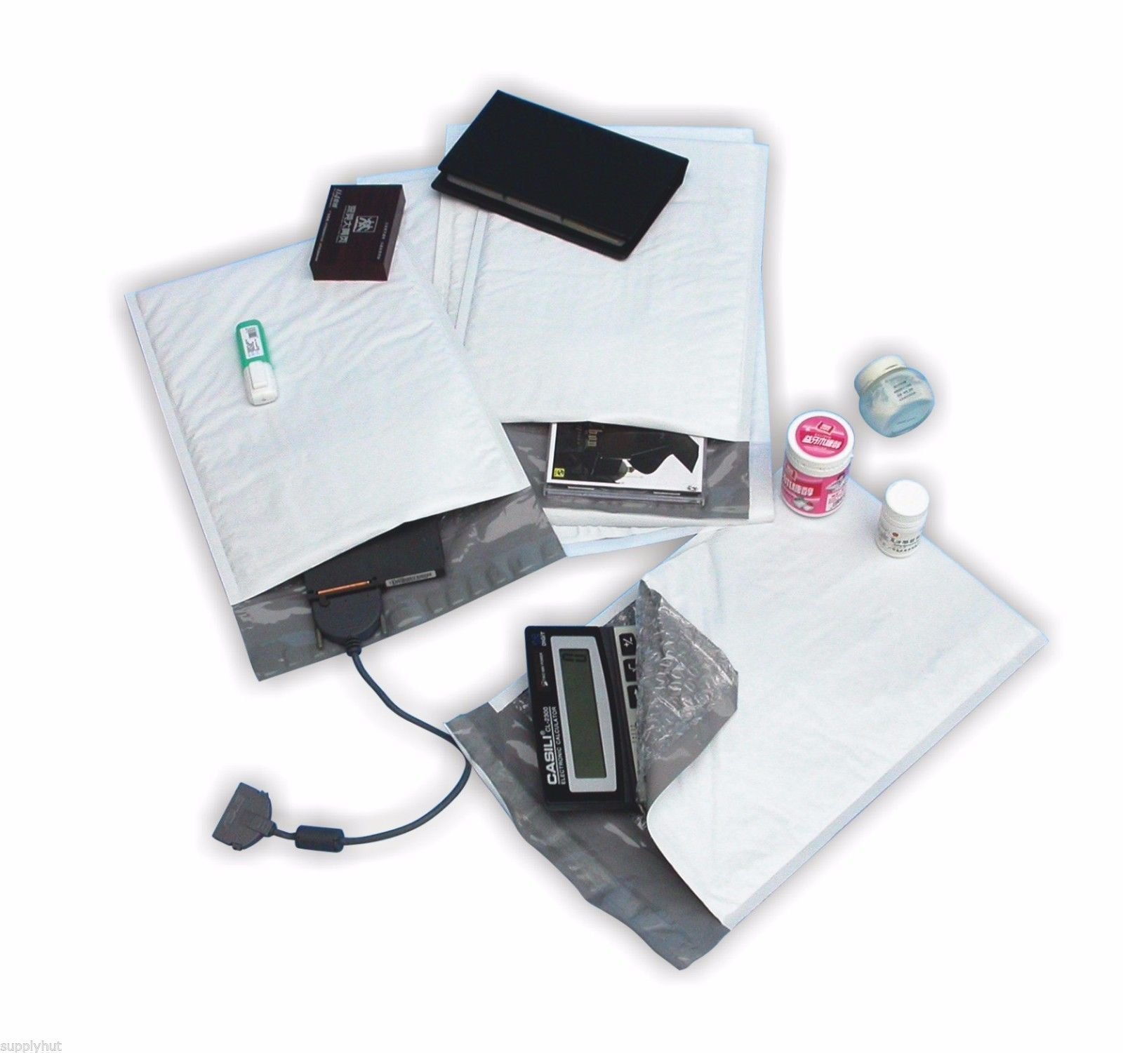 500#000 4x8 Poly Bubble Padded Envelopes Mailers Shipping Case 4