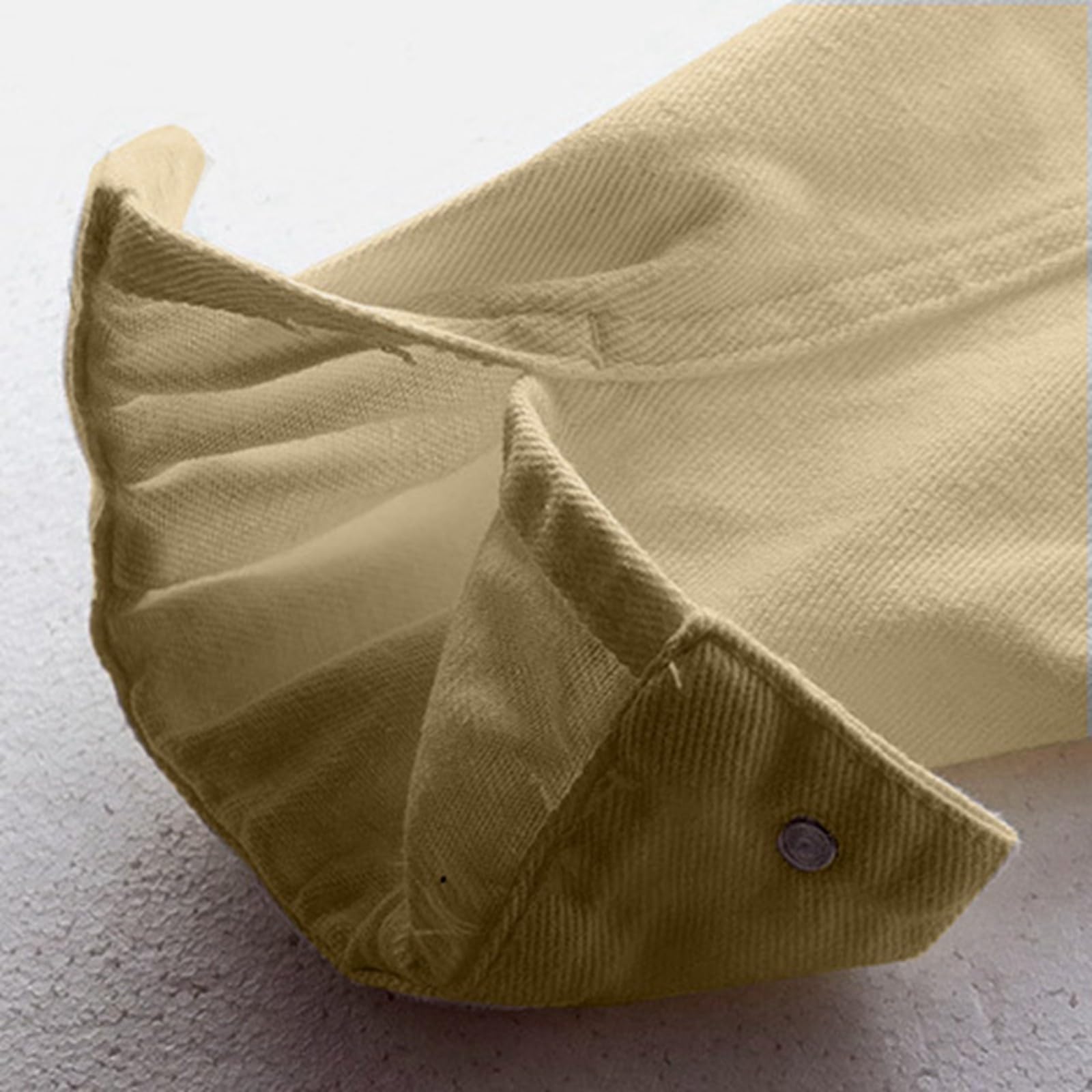 Generisch 2026 Chaqueta vaquera para mujer con bolsillos grandes, cierre de botones, abrigo corto monocolor, versátil y combinable para el día a día