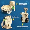 Experiments for Children from 8 9 10 11 12 13 14 Robot Electronic Building Kit Experiment Box Electric Construction Kit for Children Wooden Construction Kit Children's Toy Gifts from 8 9 10 11 12 13 14 Years Boys