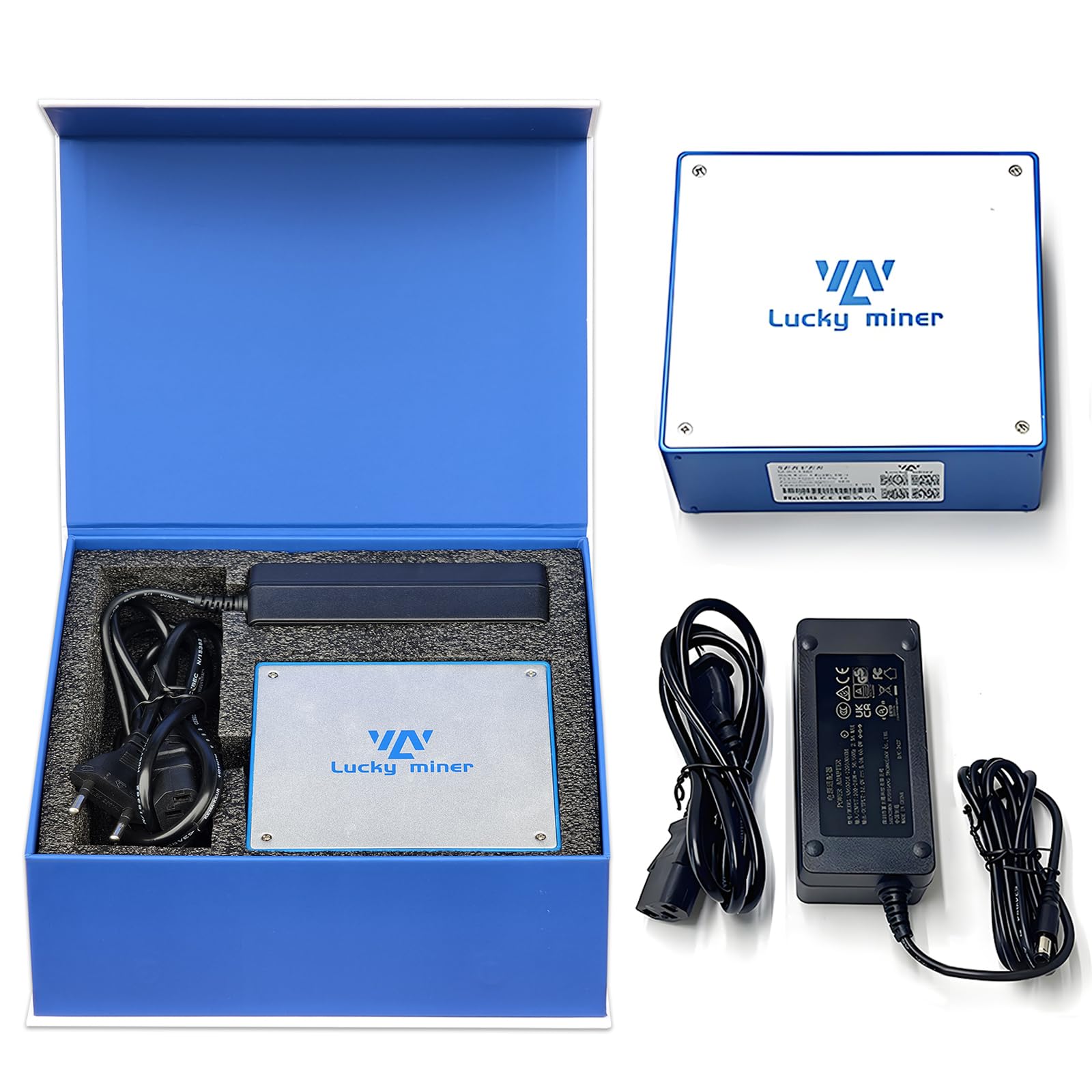 Diandian Lucky Miner LV07 1T Bitcoin Miner, WIFI BTC Mining Machine with  Power Supply, Home Use Micro Silent Cryptocurrency Solo Lotto Mining Device  : Amazon.co.uk: Computers & Accessories