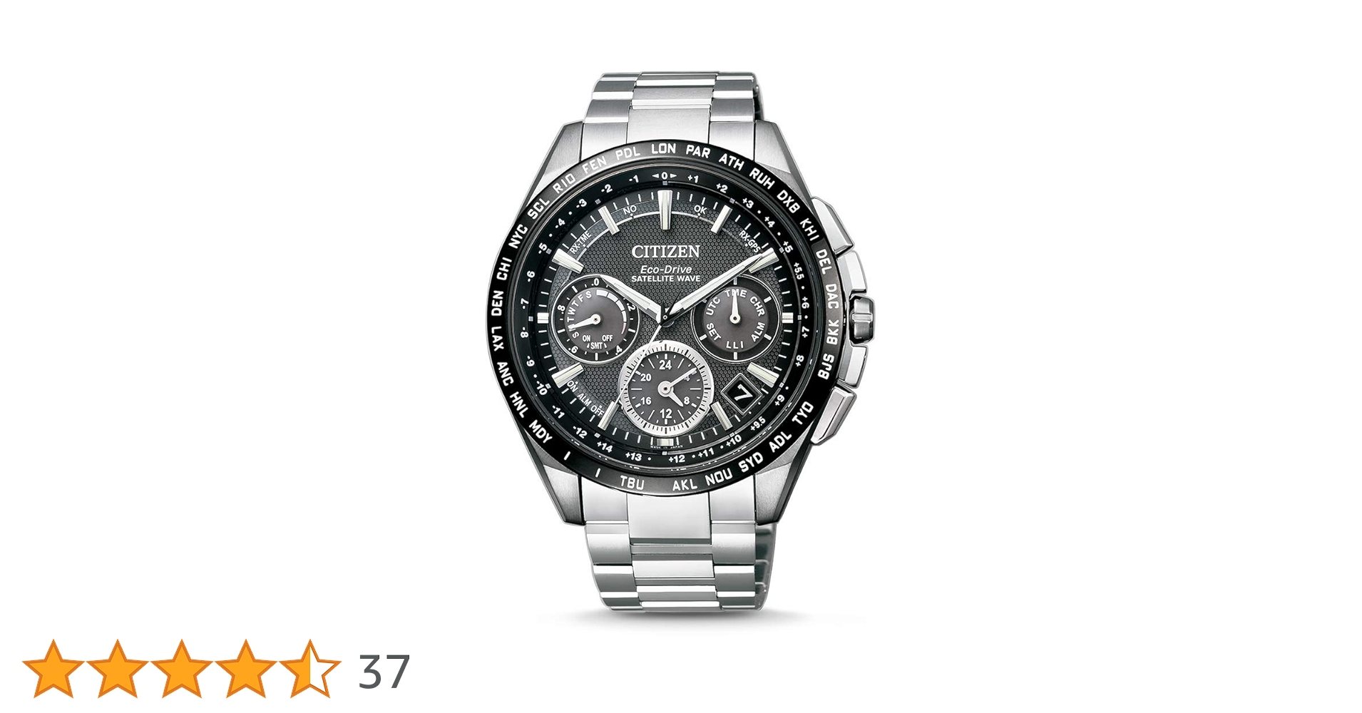 美品　シチズン　GPS衛星電波時計　アテッサ　CC9015-54E シチズン アテッサ』世界最速受信、世界最薄のGPS衛星電波時計