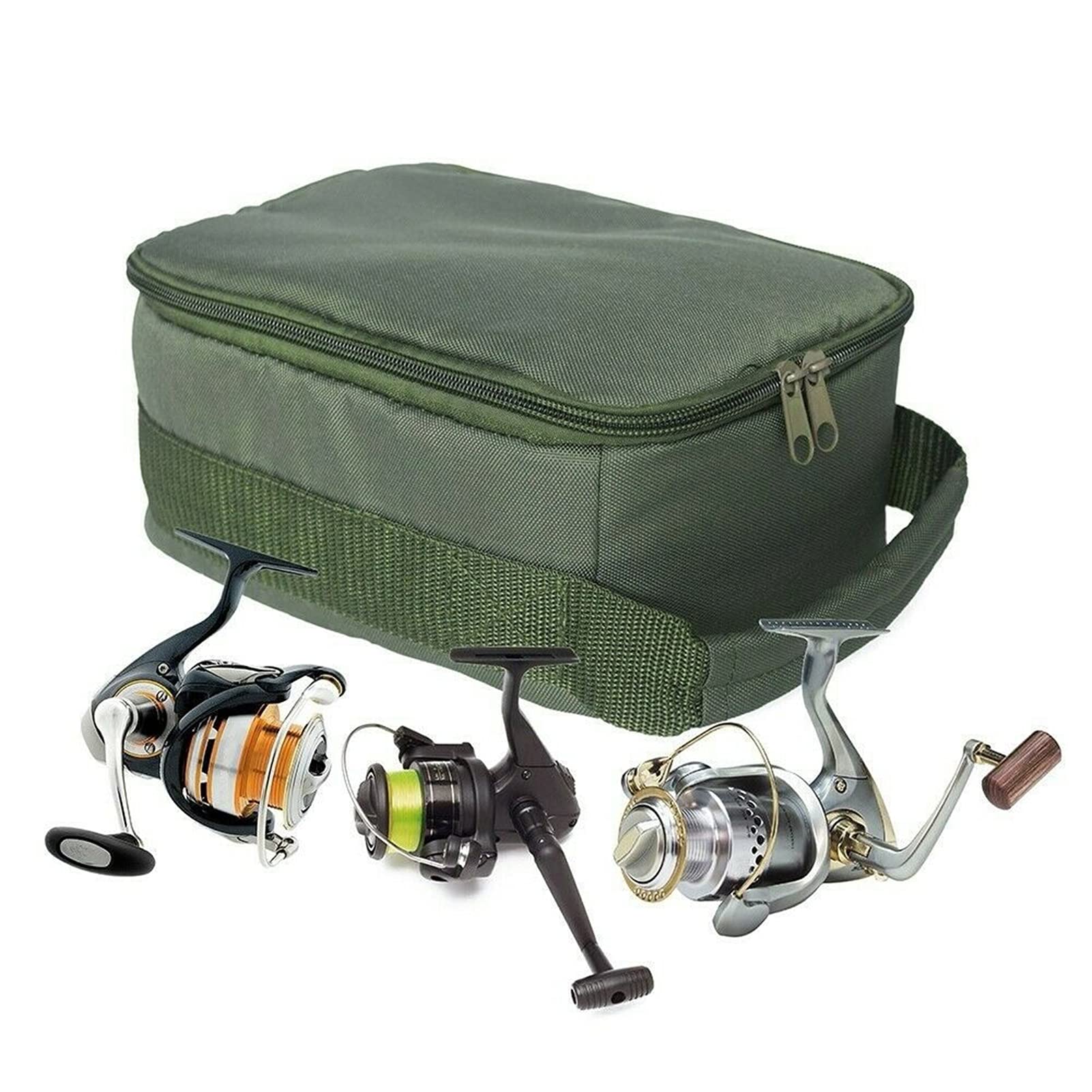 Fishing Rod Storage Bag Hard Shell EVA Carry Bag Adjustable