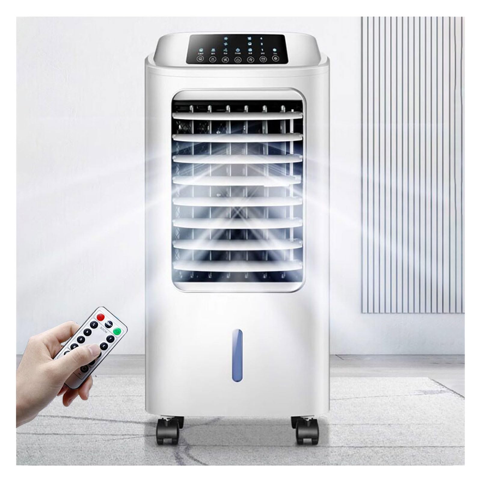 Climatiseur portable 4-en-1 avec minuterie 7 heures et affichage