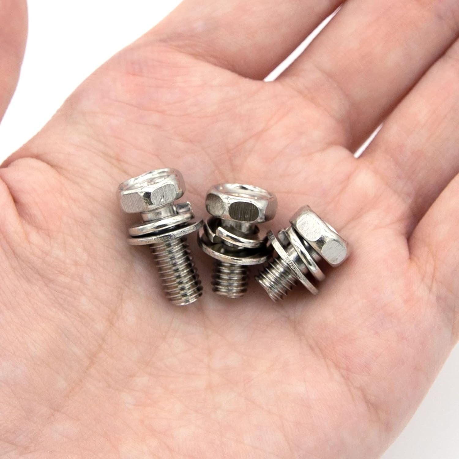 Buy 48 Pack Motorcycle Battery Terminal Bolts Screws Square Nuts Kit M6