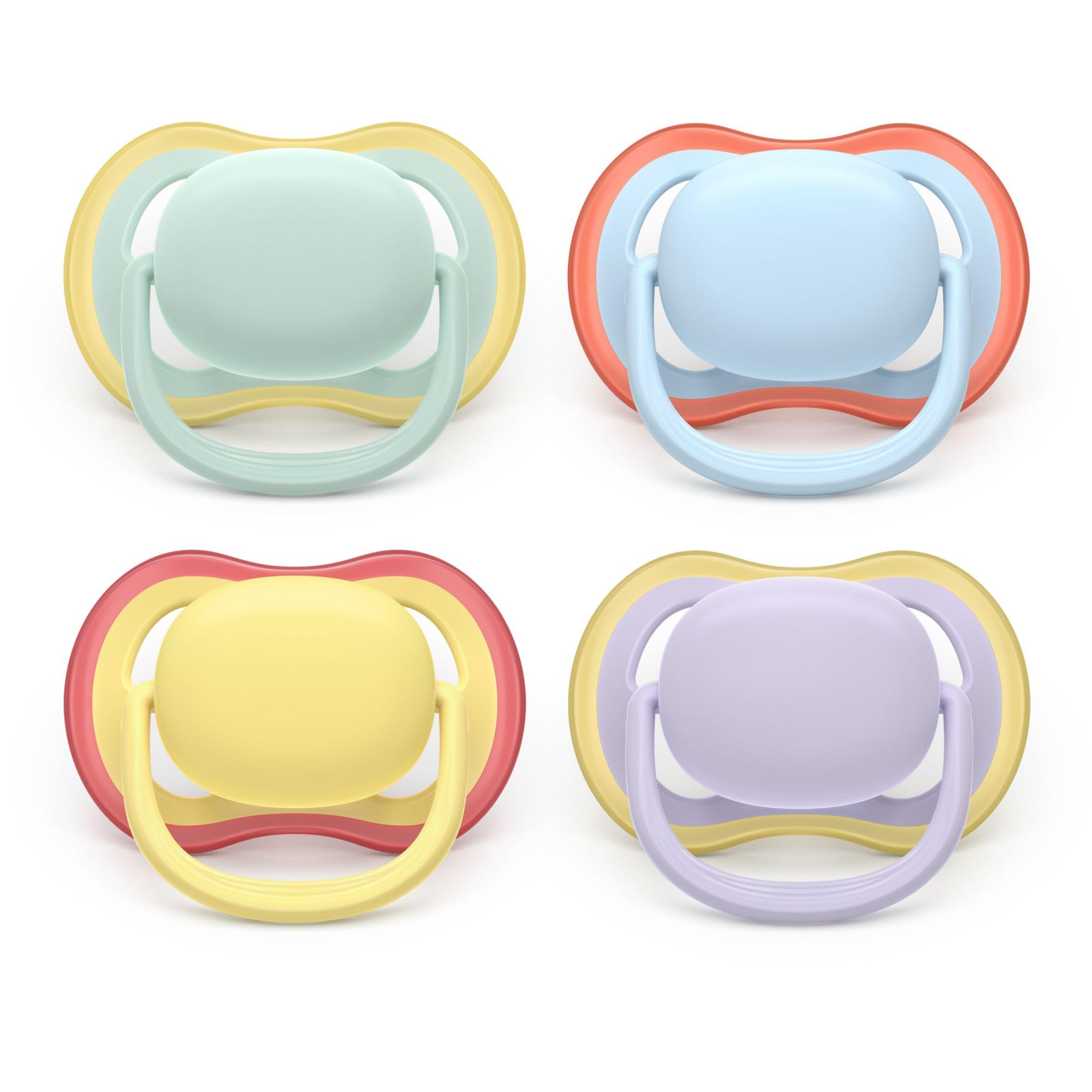 Avent Ultra Air Lot 2 sucettes orthodontiques 0-6 mois coloris aléatoire