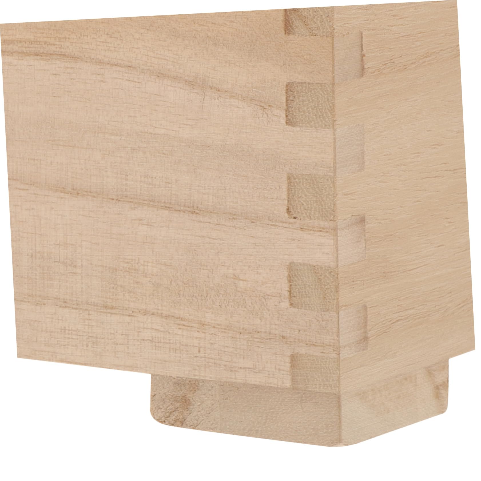 Cabilock Boîte de Rangement pour Riz en Bois 5kg, Couvercle à Rouleau