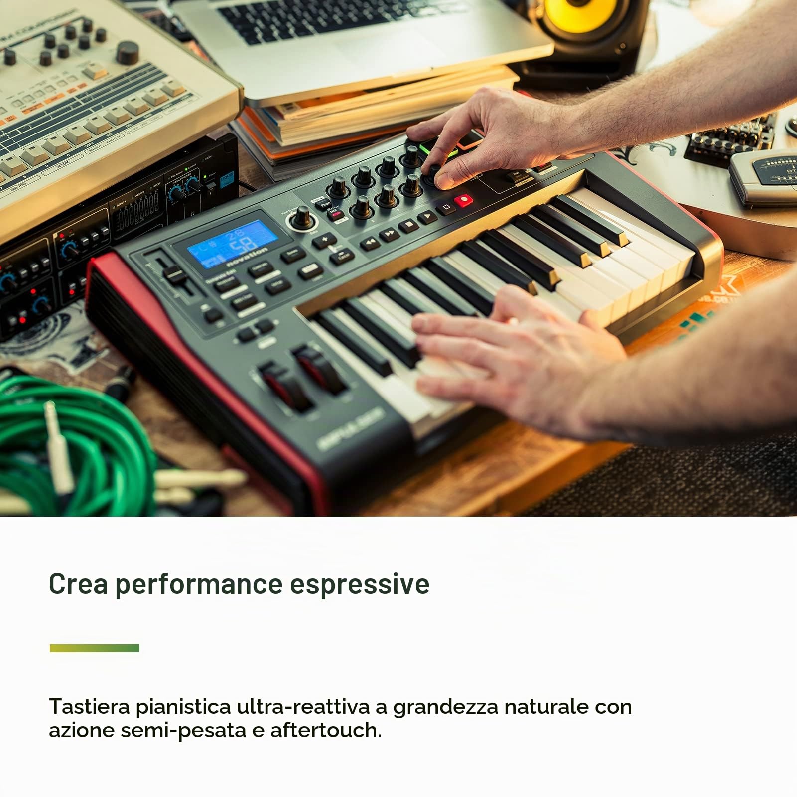 Novation Impulse 25 tasti controller midi usb + ableton live lite