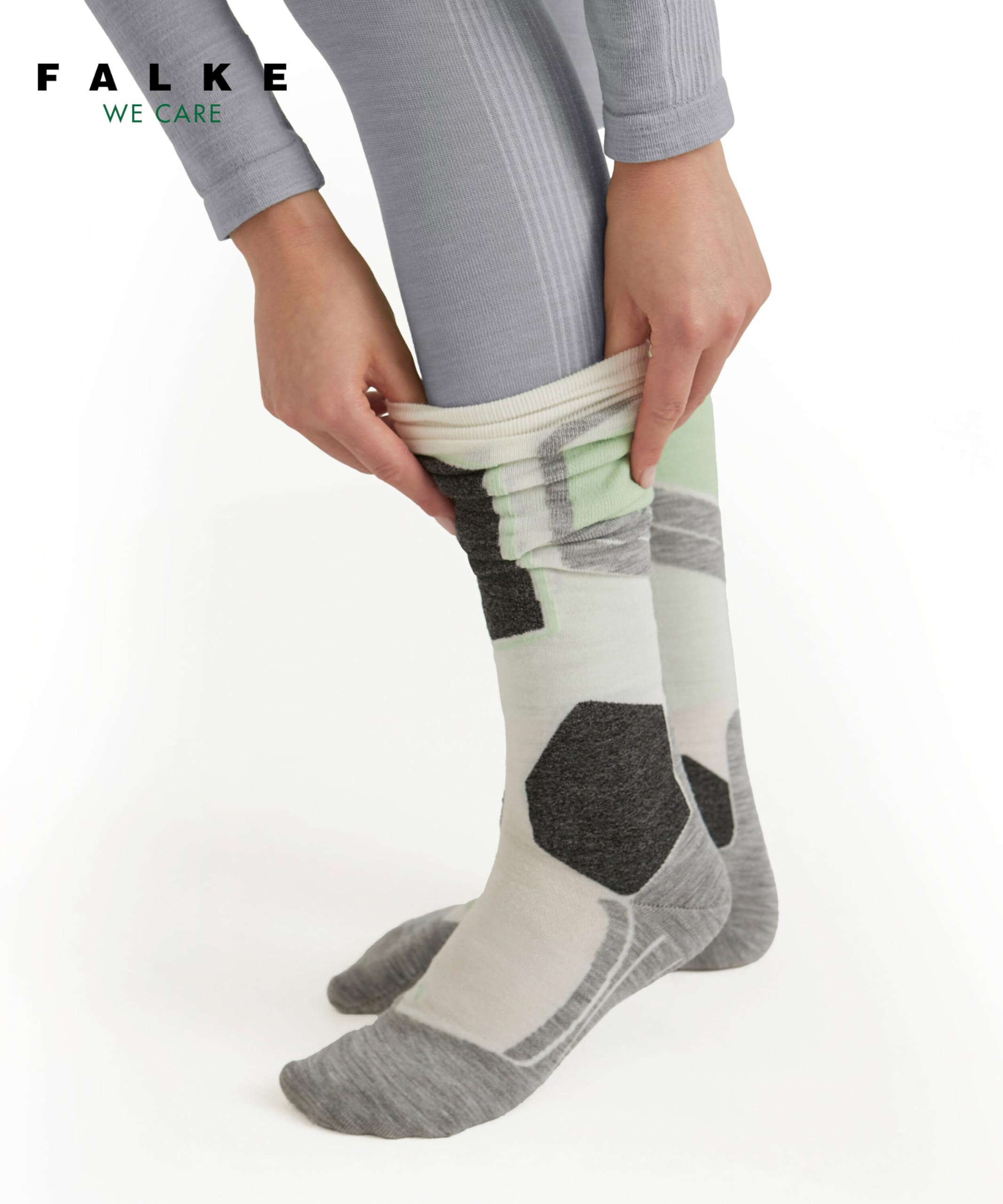 FALKE Damen Wool-Tech Long Funktionsunterhose lang atmungsaktive klimaregulierende geruchshemmende nachhaltige Wolle Funktionsmaterial kalte bis sehr kalte Temperaturen Funktionsunterwäsche 1 Stück | aus Merinowolle für kalte bis sehr kalte Temperaturen