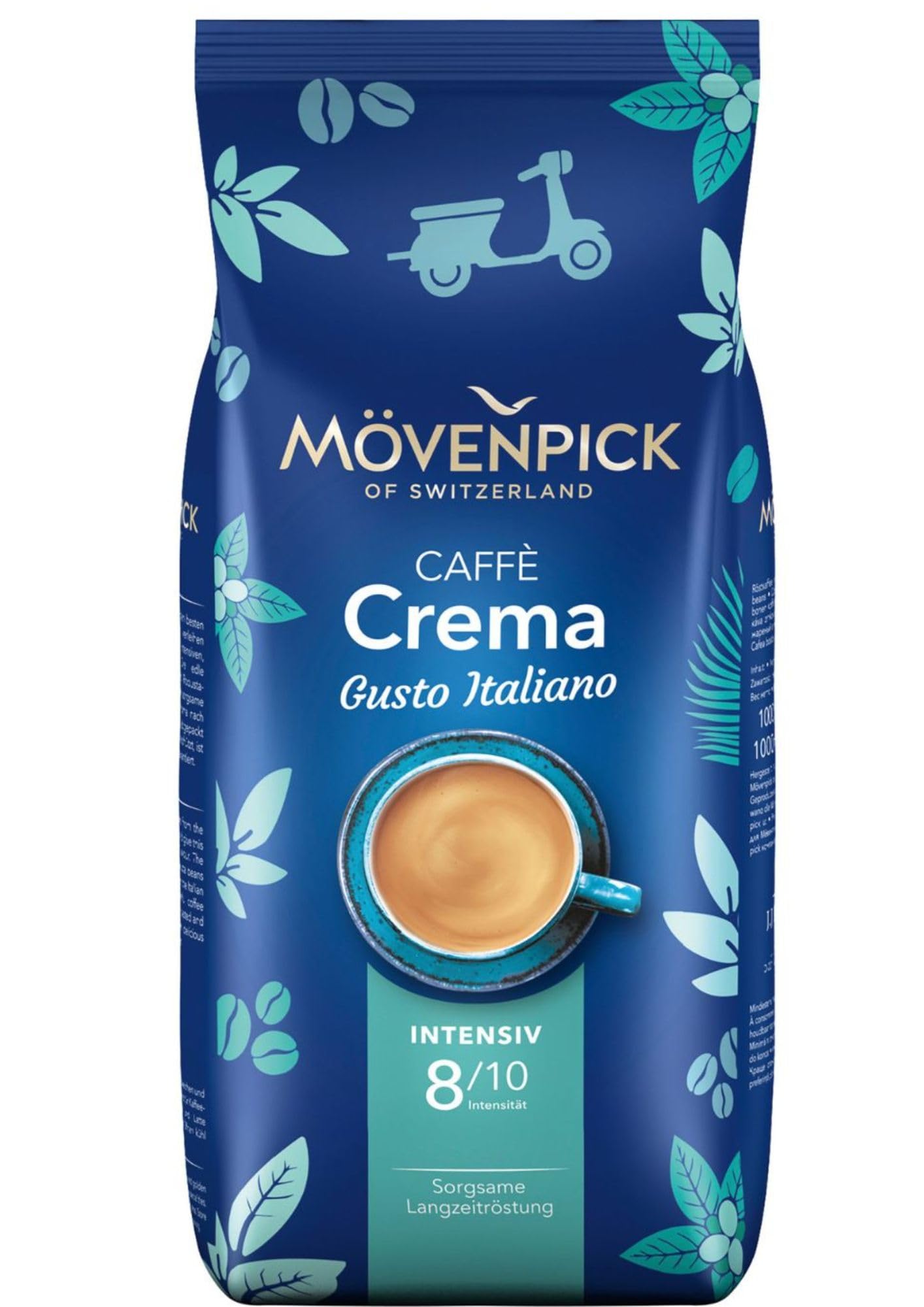 Mövenpick Caffè Crema Gusto Italiano Intenso 4 x 1000 g (4000 g) - kawa Crema