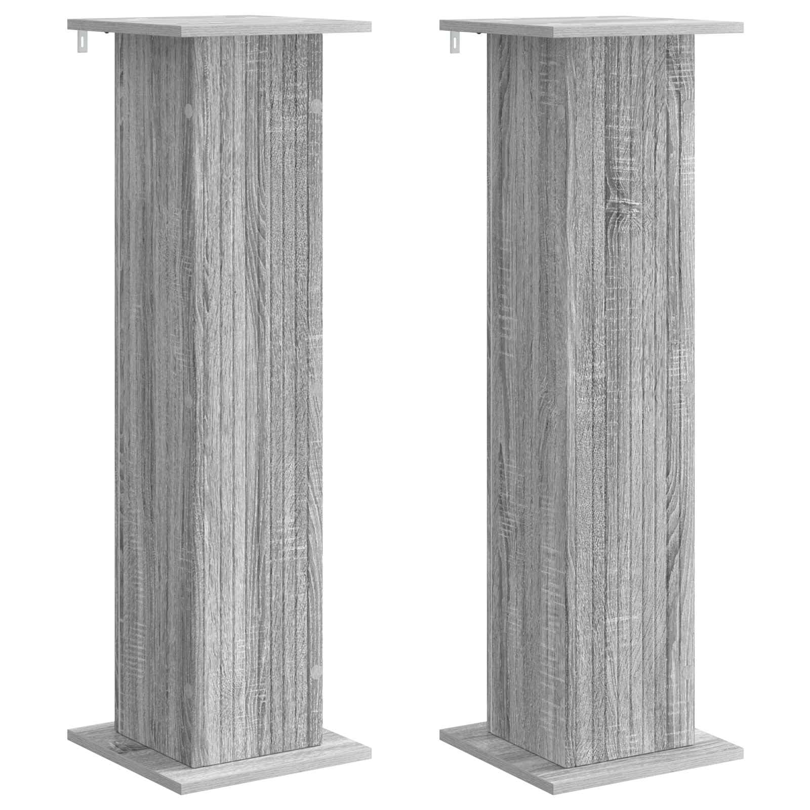 Stojak na rośliny 2 szt. Szary Sonoma 30,5 x 30 x 100,5 cm