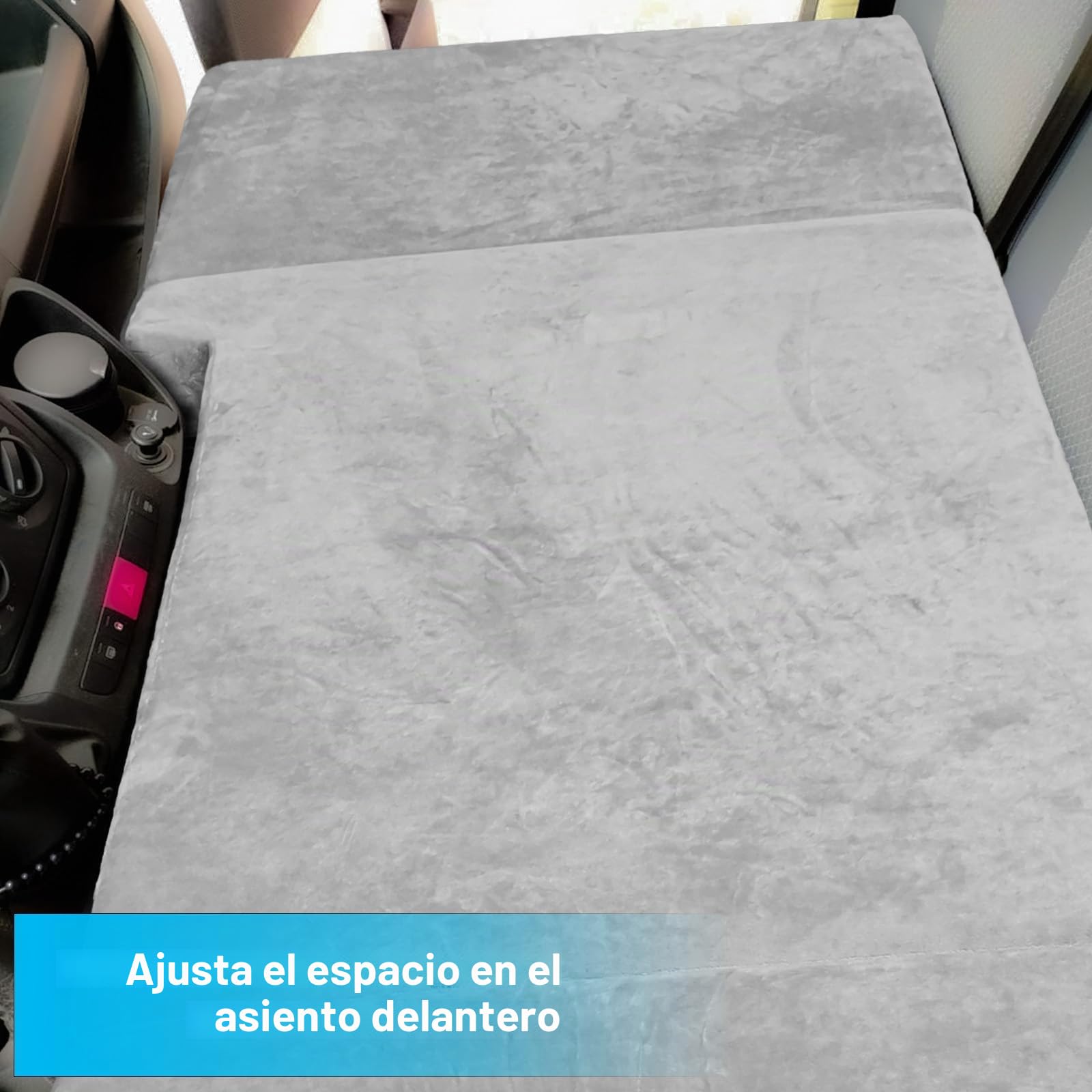 Colchón plegable portátil engrosado compatible con Fiat Ducato, Citroen Jumper, Peugeot Boxer Camper (2002-2023), cama de bebé, cabina, caravana, accesorios 160 x 74 x 8 cm