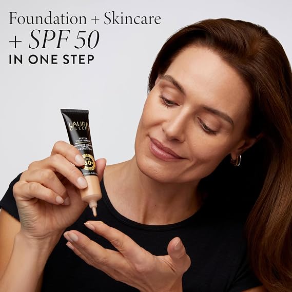 LAURA GELLER Better Than Block Skincare-Foundation SPF 50+, Fair