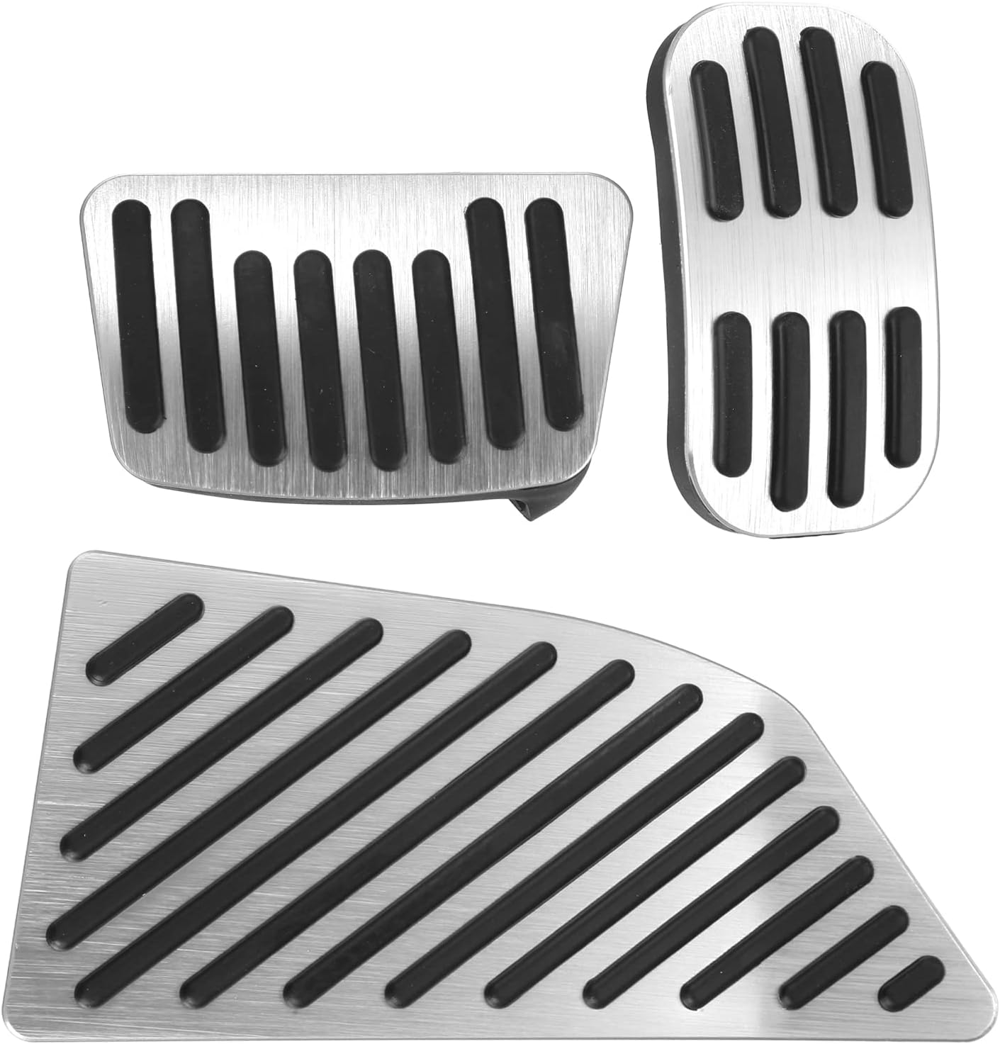 X AUTOHAUX 3pcs Auto Transmission Pedal Pad Cover for Toyota Corolla 19-21