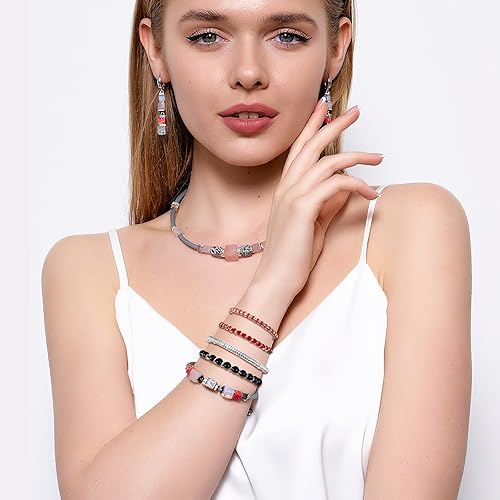 Miniatura 27 de 1500 cuentas espaciadoras redondas planas de 0.236 pulgadas (0.236 in), cuentas sueltas para hacer joyas para manualidades, pulseras, collares