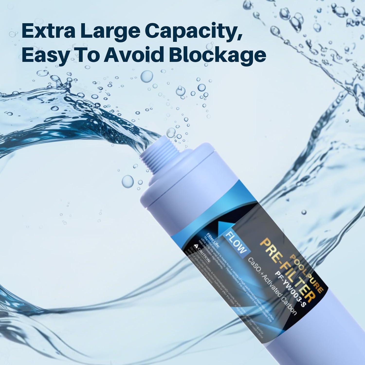 POOLPURE Tuyau d'arrosage pré-filtre pour piscine